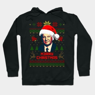 Boris Yeltsin Merry Christmas Hoodie